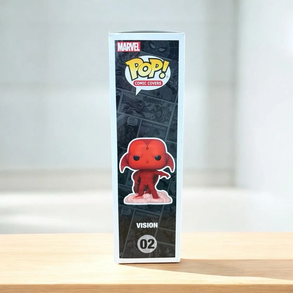 Funko Pop! Comic Book Cover with Case: Marvel - Vision -‎ Target (Exclusive) #02